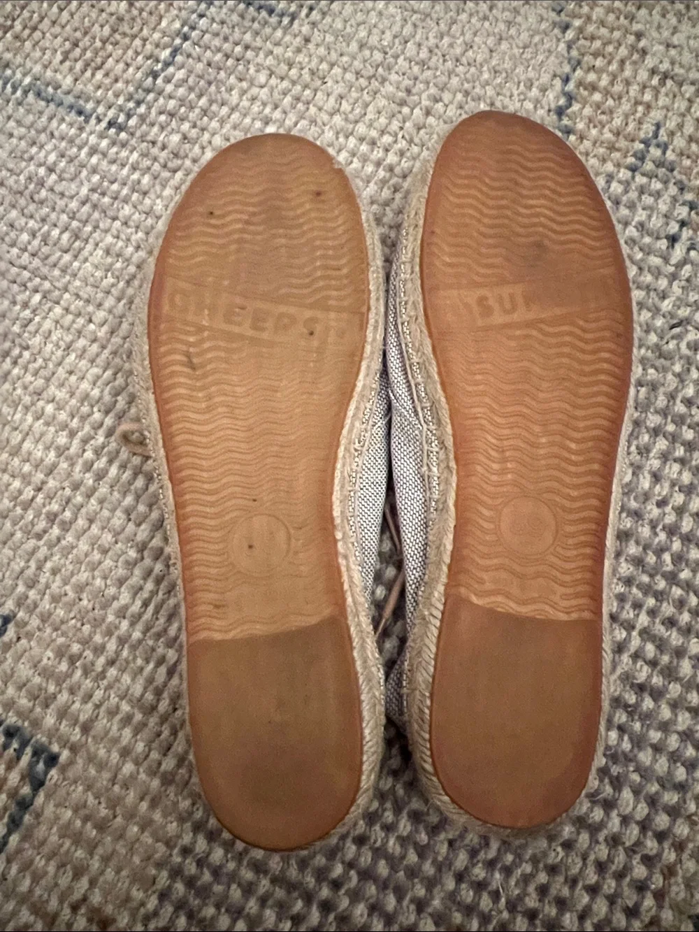 Soludos Linen Lace-Up Espadrilles with Tan Laces